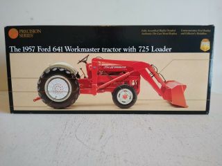 The 1957 Ford 641 Workmaster Tractor With 725 Loader Diecast Ertl 1:16