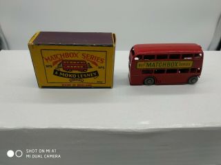 Matchbox Series Nº5 With Box - London Bus - Moko Lesney 5a