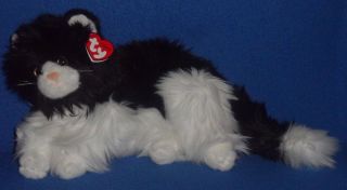 Ty Classic Plush - Kittles The Black & White Cat – With Tag
