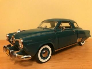 Danbury 1950 Studebaker Commander Coupe Limited Edition Aqua With Title