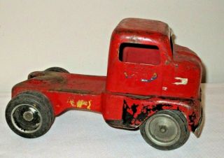 Vintage Tonka Toys 1949 - 50s Pressed Steel Truck For Trailer