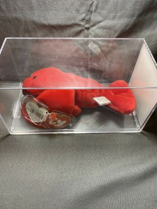 Ty Beanie Baby - Pinchers The Lobster Ultra Rare German 3rd / 1st Authenticated