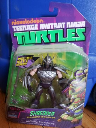 2012 Tmnt Teenage Mutant Ninja Turtles Action Figure Shredder Nickelodeon