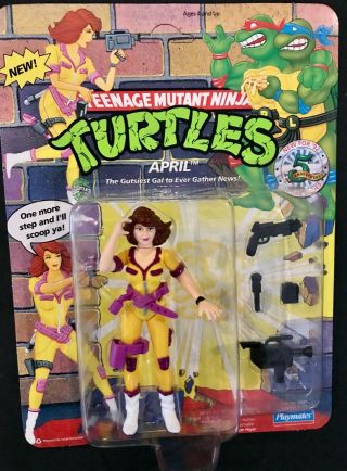Vintage 1992 Teenage Mutant Ninja Turtles April O 