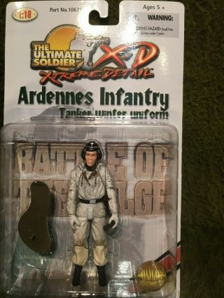 1/18 German Ardennes Tanker Winter Uniform Figure Ww Ii 21st Century Xd Toys