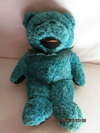 12” Grateful Dead Jazz Teddy Bear Liquid Blue Plush Stuffed Animal