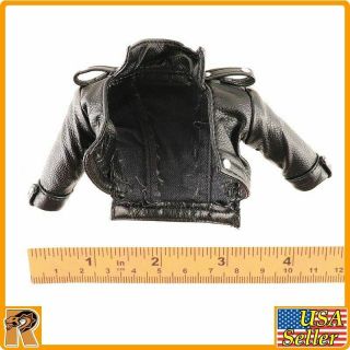 Blade Girl - Black Leather Short Jacket - 1/6 Scale - Figure Coser Action Figure