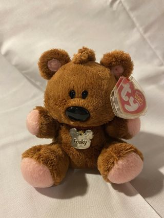 Ty Pooky The Bear Beanie Baby - With Tags - Garfield Comics