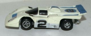 Afx Ferrari 512m,  White/blue 2,  Closed Vent Type,  With Magna Traction Chassis