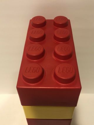 LEGO Soft Brick Set 3x8 Inches.  Set Of 7 Soft Bricks 3