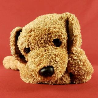 Vintage 1996 Ty Classic Beanie Scooter Brown Puppy Dog Plush