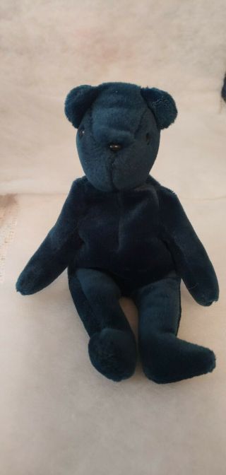 Ty Authentic Teddy Old Face Beanie Baby 1st Gen Tush Rare