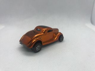 1969 Hot Wheels Redline 36 Ford Coupe Orange 3