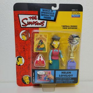 Playmates The Simpsons Helen Lovejoy Figure World Of Springfield Series 13