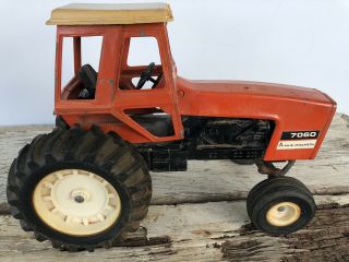 Vintage Ertl 1:16 Scale Allis - Chalmers 7060 Wide Front End Tractor W Cab