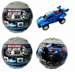 Rocket League Mini Pull - Back Racer Car Mystery Ball Set Of 3 - With Possible.