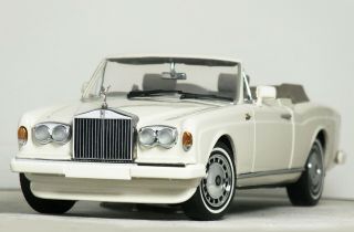 1:24 Franklin Model " Rolls Royce Convertible Corniche Iv " (white) Rare 18