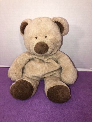 Vguc - 11” Ty Pluffies Teddy Bear Tan Brown Plush Stuffed Animal Lovey