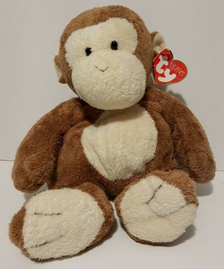 Ty Dangles Beanie Babies Monkey Dangles Fluffy Eyes Plush Stuffed Animal 2002