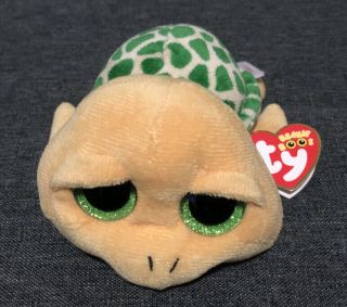 Ty Beanie Boos - Pokey The Sea Turtle (glitter Eyes) - Medium Size 9 " - Nwt