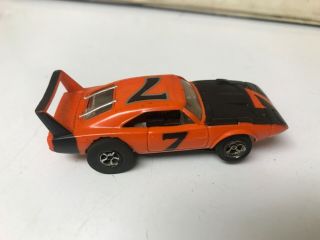 Aurora Afx Ho Slot Car Vintage Orange Dodge Charger Superbird