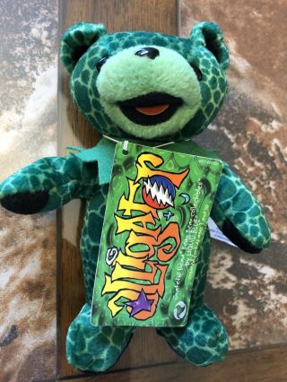 Grateful Dead Alligator Bear Display Only With Tag Liquid Blue
