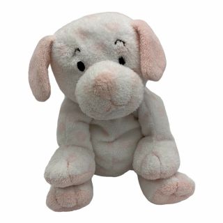 Ty Pluffies Lovesy Pink Hearts Puppy Dog Plush Tylux 2004 Stuffed Animal Lovey