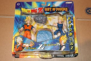 Jakks Pacific Dragon Ball Z Art Of Fusion Ss Goku And Ss Vegeta 2003