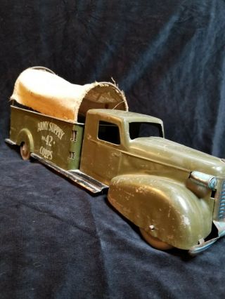 Vintage Wyandotte Army Supply Corps No.  42 Toy Truck
