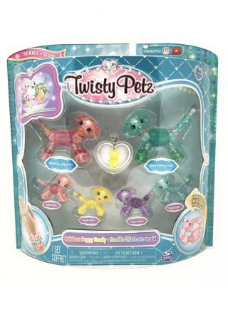 Twisty Petz,  Series 3,  Rainbow Puppy Family Pack Collectible Bracelet Set