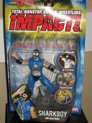 Tna Total Nonstop Action Impact Sharkboy With Catapulting Steel Stairs