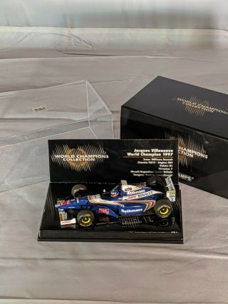 Jacques Villeneuve,  World Champion 1997,  Williams Renault Fw19,  1:43 Minichamps