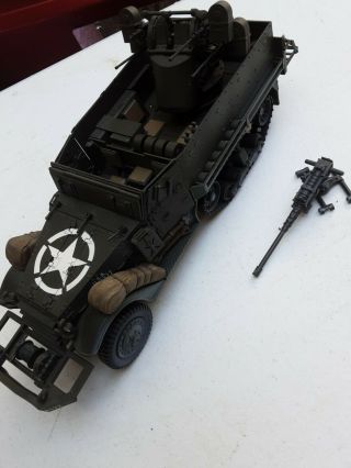 21st Century Toys Ultimate Soldier 1:18 Scale Wwii Halftrack Vehicle Pre - Owned