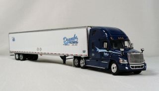 Dcp 1/64 Freightliner Cascadia,  Utility Trailer Drumbo Transport " 60 Years "