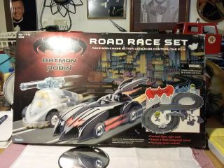 Kenner 1:43 Slot Car 1997 Batman And Robin Race Set.  Pre Owned.