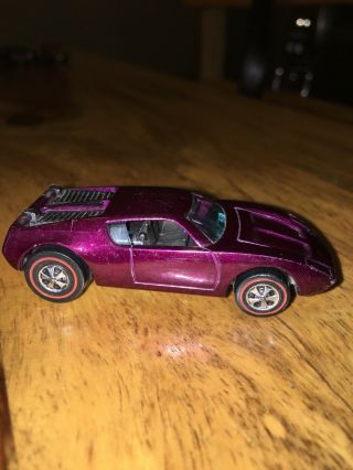 1970 Hot Wheels Redline Amx/2 Purple