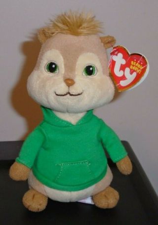 Ct Ty Beanie Baby - Theodore (chipmunk From Alvin And The Chipmunks) Mwct