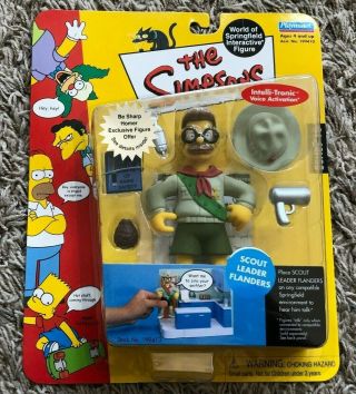 The Simpsons Scout Leader Flanders World Of Springfield Series 10 2002