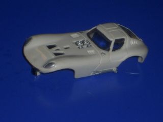Vintage Aurora Tjet 1403 White Cheetah Body Ho Slot Car