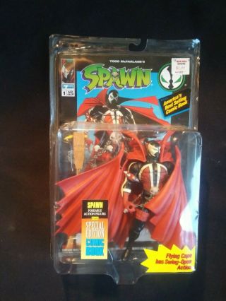 Spawn 1994 Series 1 Vintage Poseable Action Figure Flying Cape Special Edition