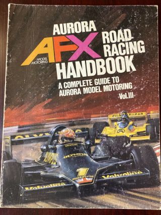 Aurora Afx Road Racing Handbook Vol.  3 Ho Slot Car