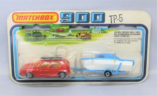 Matchbox Superfast No7 Volkswagen Golf Tp5 Twinpack Red With Frosted Amber Glass