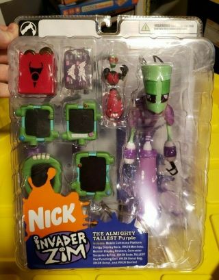 Invader Zim Hot Topic Exclusive The Almighty Tallest Purple Nib Palisades Figure