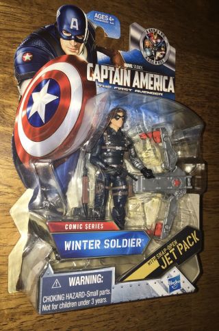 Hasbro Captain America First Avenger Winter Soldier Comic Series Bucky Barnes