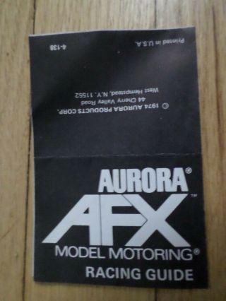 1974 Aurora AFX BRE Datsun 240Z slot car 3