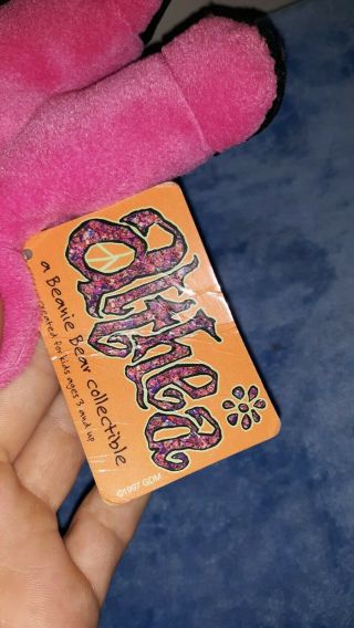 Grateful Dead Althea Plush Beanie Bear with tags cool cute 1997 2