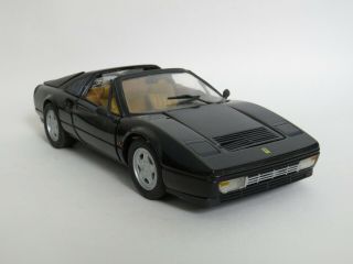 Ferrari 328 Gts Scale 1/18 9.  60 " Metal Diecast Vintage Classic Sport Car Black