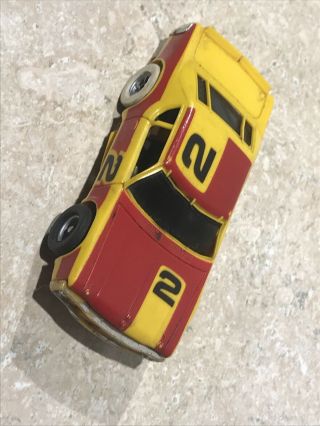 Vintage Aurora Afx Matador Stocker Yellow/red 2 Ho Slot Car 2