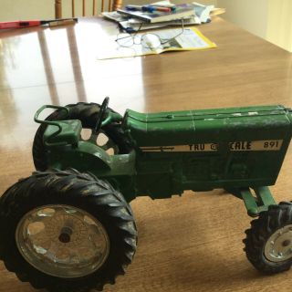 Vintage 1964 1/16 Carter Tru Scale 891 Green Wide Front Tractor 2