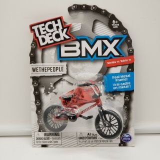 Tech Deck Bmx - Series 11 - We The People - Red Metal Finger Bike -